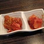 SATOブリアン - 前菜(キムチ２種)