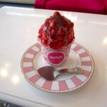 nana parfait - 料理写真:フルーツ氷 苺のふわりん