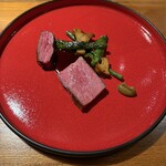 wine restaurant LE CONTE - 丹波牛　霜降り控えめ