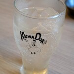 炭火焼鳥くわどり - 梅酒ソーダ