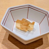 福乃城 - お通しの河豚の煮こごり