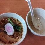 幸楽苑 - つけ汁とスープ割