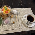 望楼NOGUCHI函館 - 「夏のフルーツ綿菓子カクテル」、「トマトわらび餅」、「アロニアのアイスクリーム」