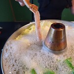 翁 本家 - ずわい蟹しゃぶしゃぶ