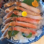 翁 本家 - 追加したずわい蟹しゃぶしゃぶ