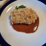 翁 本家 - 蟹クリームコロッケ