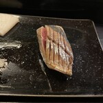 能登寿司 - 鯵酢〆