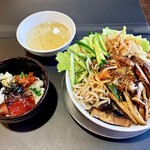 麺屋　たか - いい塩梅（税込1.500円）海鮮丼（税込200）冷製塩スープ付き