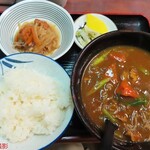 大安 - 料理写真:(日替わり)カレーそば定食　1150円(税込)