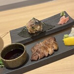 炭×肴 じらいや - 鯖寿司と倉石牛