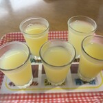 りんごの家 - ジュース5種飲み比べ