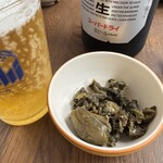 中西食堂 - サービスのサザエのキモの佃煮