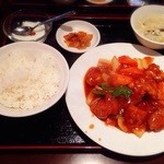 杏杏 - 酢豚ランチ定食