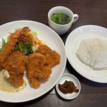 レストラン カマヘイ - ミックスフライランチ！