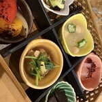 羽田市場 ギンザセブン - おばんざい盛り合わせ