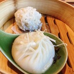 ASIAN FRENCH DINING 味市場 - 点心2種。どちらも美味しかった*\(^o^)/*