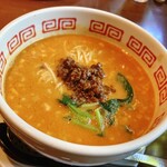 ASIAN FRENCH DINING 味市場 - 麺粥ランチセットの担々麺チョイス。
15辛にしてみた。最大は20辛。
15辛は程よい辛さで、次は20でいいかも。