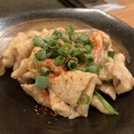 お好み焼和 - 鶏皮ポン酢！美味^_^