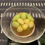 にし屋別荘 - 夏野菜のゼリー寄せ