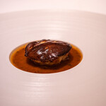 カンテサンス - ・オマール海老 / 水茄子 / 帆立貝のムース / 海苔ソース