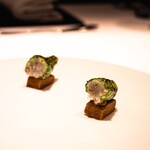 カンテサンス - ・アオリイカ / 梅貝 / 獅子唐