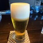 炭火鉄板焼　杜季 - 生ビール