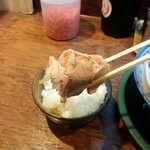 博多とんこつ 天神旗 - 本博多 チャーシュー・オン・ザ・ライス