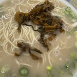 とんとん - 辛子高菜も載せちゃいますよ