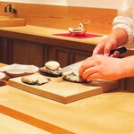 佐たけ - 房州産の黒鮑の酒蒸し