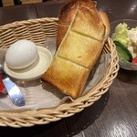 珈琲伴茶夢 - Aモーニング 少しズームして