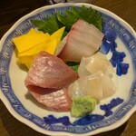 小割烹料理こっぽう - 刺身三種盛り