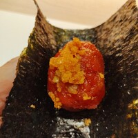 鮨のしはち - 熟成マグロとからすみ