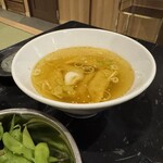 らーめん竹三 - 水餃子　スープも美味しかった