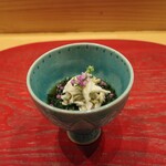 お料理 ちゃとら - モロヘイヤと渡り蟹