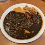ラホール - 「ブラックカツカレー」1,030円＋「若鶏のカラ揚げ(4個)」200円