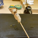 兄弟寿し - バイ貝串焼き