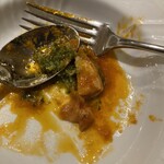 forare - パスタの下に野菜の微塵が合えながら食べるべきでした。