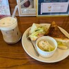 楽々園珈琲屋 - 料理写真:ハムチーズと野菜の手作りホットサンドモーニング
