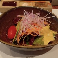 ビフテキのカワムラPremium 北新地店 - オリジナルのマヨ（ドレッシング）で