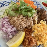 Thai Dining MANAO - Weekend Menu「カオクルッカピ(海老味噌混ぜごはん)」(1400円)