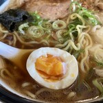 支那そば一真 - 味？玉の黄身