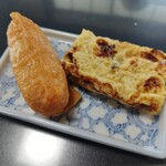 登美 - わさび稲荷＆卵焼き(冷)