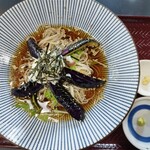 登美 - 揚げ茄子ぶっかけ