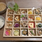 doodle cafe - メインは熟成ローストビーフ（+100円）とポークジンジャー