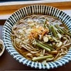 道の駅 北信州やまのうち 食堂 - 美味しい山菜そば（660円）