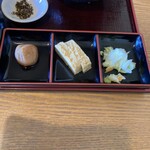 蕎麦茶寮 きむら - ランチの付け合わせ