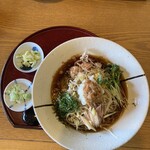 蕎麦茶寮 きむら - 梅おろしぶっかけ蕎麦大盛り