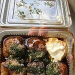高見のたこ焼 - 料理写真:ソースだくだく！