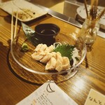 炭と串 Mocku Mocku - コレは鳥刺し……だったかな……？笑