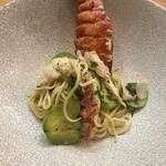 イルミオカンポ - オマール海老とまっちゃんカボチャのパスタ